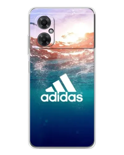 Чехол для Xiaomi Redmi Note 11R с картинкой «Океанская глубина адидас»