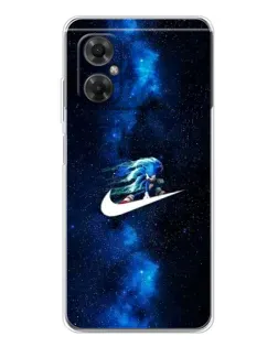 Чехол для Xiaomi Redmi Note 11R с картинкой «Звездный путь Nike»
