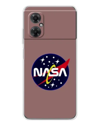 Чехол для Xiaomi Redmi Note 11R с картинкой «NASA — ретро космос» Чехол для Xiaomi Redmi Note 11R с картинкой «NASA — ретро космос»