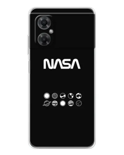 Чехол для Xiaomi Redmi Note 11R с картинкой «NASA — технический принт» Чехол для Xiaomi Redmi Note 11R с картинкой «NASA — технический принт»