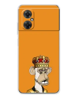 Чехол для Xiaomi Redmi Note 11R с картинкой «Золотая обезьяна Bored Ape» Чехол для Xiaomi Redmi Note 11R с картинкой «Золотая обезьяна Bored Ape»
