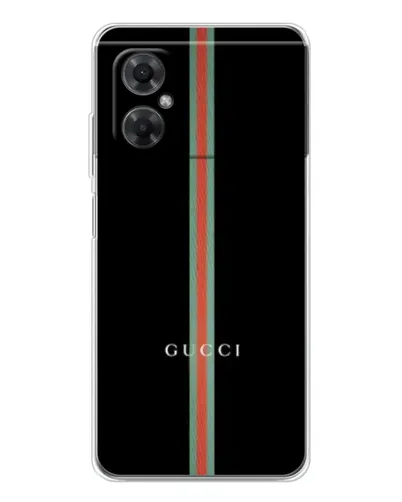Чехол для Xiaomi Redmi Note 11R с картинкой «Gucci — строгая линия» Чехол для Xiaomi Redmi Note 11R с картинкой «Gucci — строгая линия»