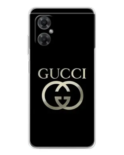 Чехол для Xiaomi Redmi Note 11R с картинкой «Gucci — золото на черном» Чехол для Xiaomi Redmi Note 11R с картинкой «Gucci — золото на черном»