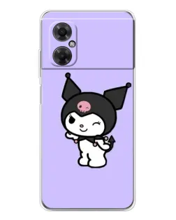 Чехол для Xiaomi Redmi Note 11R с картинкой «Классическая Kuromi»
