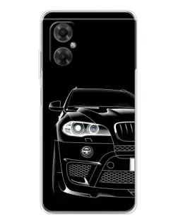 Чехол для Xiaomi Redmi Note 11R с картинкой «Темный силуэт BMW» Чехол для Xiaomi Redmi Note 11R с картинкой «Темный силуэт BMW»