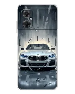 Чехол для Xiaomi Redmi Note 11R с картинкой «BMW в свете фар» Чехол для Xiaomi Redmi Note 11R с картинкой «BMW в свете фар»