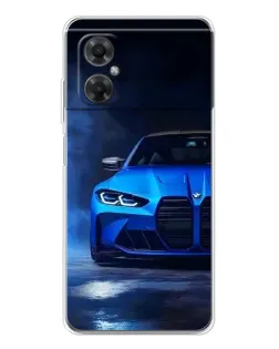 Чехол для Xiaomi Redmi Note 11R с картинкой «Голубая BMW M4» Чехол для Xiaomi Redmi Note 11R с картинкой «Голубая BMW M4»