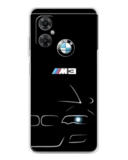 Чехол для Xiaomi Redmi Note 11R с картинкой «Минималистичный принт BMW M3» Чехол для Xiaomi Redmi Note 11R с картинкой «Минималистичный принт BMW M3»