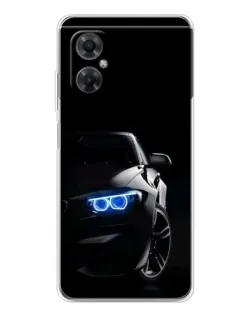 Чехол для Xiaomi Redmi Note 11R с картинкой «BMW — ночной взгляд» Чехол для Xiaomi Redmi Note 11R с картинкой «BMW — ночной взгляд»
