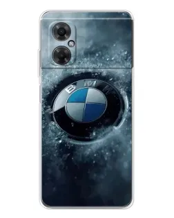 Чехол для Xiaomi Redmi Note 11R с картинкой «Логотип BMW — лед» Чехол для Xiaomi Redmi Note 11R с картинкой «Логотип BMW — лед»