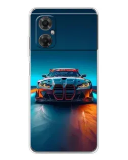 Чехол для Xiaomi Redmi Note 11R с картинкой «BMW — огни неона» Чехол для Xiaomi Redmi Note 11R с картинкой «BMW — огни неона»