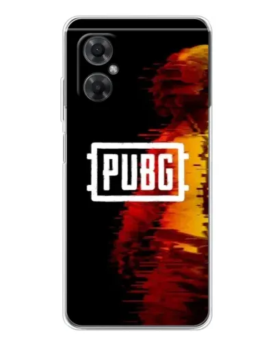 Чехол для Xiaomi Redmi Note 11R с картинкой «Яркий логотип PUBG»