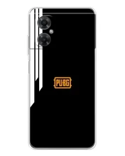 Чехол для Xiaomi Redmi Note 11R с картинкой «PUBG — вертикальные линии»