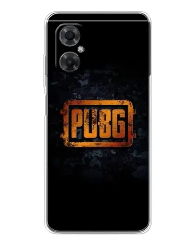 Чехол для Xiaomi Redmi Note 11R с картинкой «PUBG — золотой логотип»