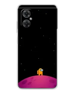 Чехол для Xiaomi Redmi Note 11R с картинкой «Одинокий герой на планете»