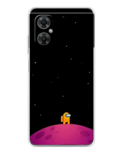 Чехол для Xiaomi Redmi Note 11R с картинкой «Одинокий герой на планете»
