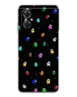 Чехол для Xiaomi Redmi Note 11R с картинкой «Экипаж Among Us»