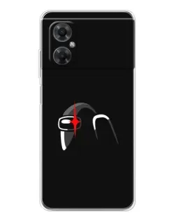 Чехол для Xiaomi Redmi Note 11R с картинкой «Among Us шлем»