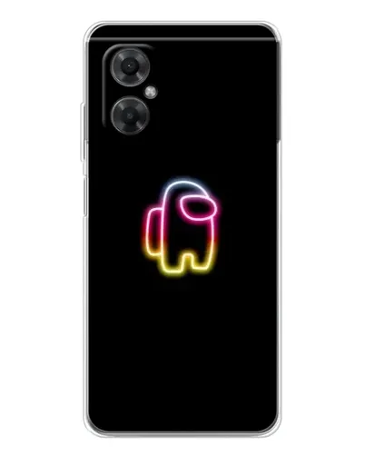Чехол для Xiaomi Redmi Note 11R с картинкой «Among Us градиент»