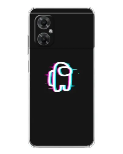Чехол для Xiaomi Redmi Note 11R с картинкой «Among Us неон»