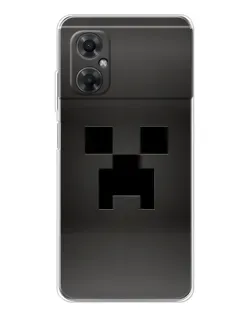 Чохол для Xiaomi Redmi Note 11R з картинкою «Чорний кріпер градієнт»