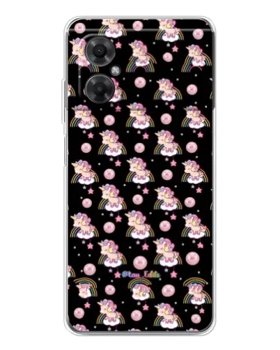 Чехол для Xiaomi Redmi Note 11R с картинкой «Magic Unicorn паттерн»