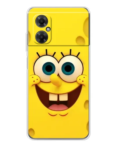 Чехол для Xiaomi Redmi Note 11R с картинкой «Губка Боб улыбка» Чехол для Xiaomi Redmi Note 11R с картинкой «Губка Боб улыбка»