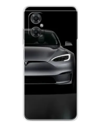 Чехол для Xiaomi Redmi Note 11R с картинкой «Tesla Model S Look»