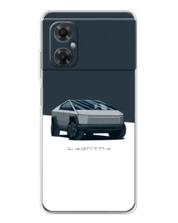 Чохол для Xiaomi Redmi Note 11R з картинкою «Сріблястий Cybertruck Tesla» Чохол для Xiaomi Redmi Note 11R з картинкою «Сріблястий Cybertruck Tesla»