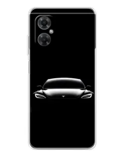 Чохол для Xiaomi Redmi Note 11R з картинкою «Фари Tesla Night» Чохол для Xiaomi Redmi Note 11R з картинкою «Фари Tesla Night»