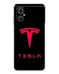 Чохол для Xiaomi Redmi Note 11R з картинкою «Tesla Red Logo» Чохол для Xiaomi Redmi Note 11R з картинкою «Tesla Red Logo»