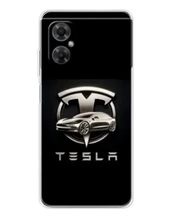 Чохол для Xiaomi Redmi Note 11R з картинкою «Tesla — срібне авто» Чохол для Xiaomi Redmi Note 11R з картинкою «Tesla — срібне авто»