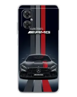 Чехол для Xiaomi Redmi Note 11R с картинкой «Mercedes — белый карбон» Чехол для Xiaomi Redmi Note 11R с картинкой «Mercedes — белый карбон»