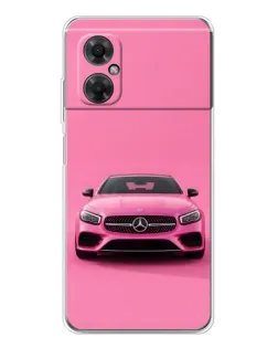 Чехол для Xiaomi Redmi Note 11R с картинкой «Розовый Mercedes AMG» Чехол для Xiaomi Redmi Note 11R с картинкой «Розовый Mercedes AMG»