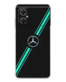 Чехол для Xiaomi Redmi Note 11R с картинкой «Спортивные линии Mercedes» Чехол для Xiaomi Redmi Note 11R с картинкой «Спортивные линии Mercedes»