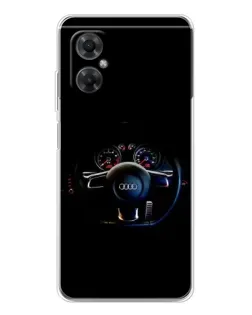 Чехол для Xiaomi Redmi Note 11R с картинкой «Салон Audi — руль» Чехол для Xiaomi Redmi Note 11R с картинкой «Салон Audi — руль»