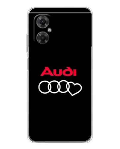 Чехол для Xiaomi Redmi Note 11R с картинкой «Логотип Audi Heart» Чехол для Xiaomi Redmi Note 11R с картинкой «Логотип Audi Heart»