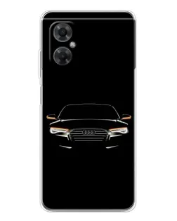 Чехол для Xiaomi Redmi Note 11R с картинкой «Audi — ночной контур» Чехол для Xiaomi Redmi Note 11R с картинкой «Audi — ночной контур»