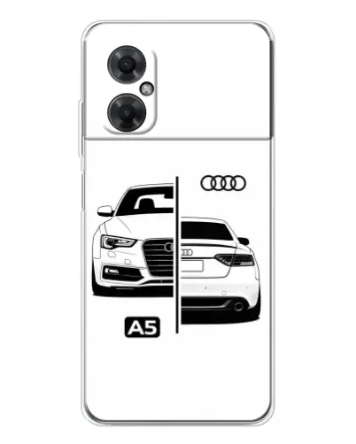 Чехол для Xiaomi Redmi Note 11R с картинкой «Audi — контрастный дизайн» Чехол для Xiaomi Redmi Note 11R с картинкой «Audi — контрастный дизайн»