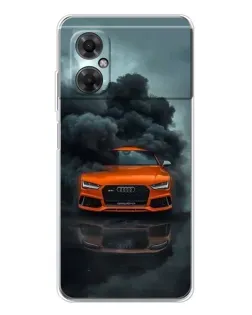 Чехол для Xiaomi Redmi Note 11R с картинкой «Audi в облаках дыма» Чехол для Xiaomi Redmi Note 11R с картинкой «Audi в облаках дыма»