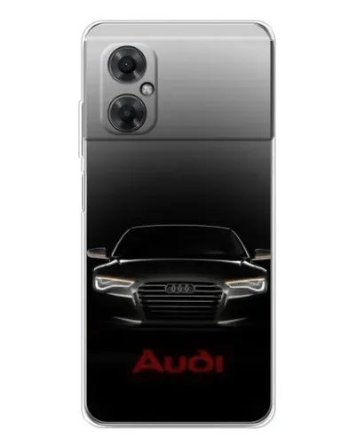 Чехол для Xiaomi Redmi Note 11R с картинкой «Audi — градиентный контур» Чехол для Xiaomi Redmi Note 11R с картинкой «Audi — градиентный контур»