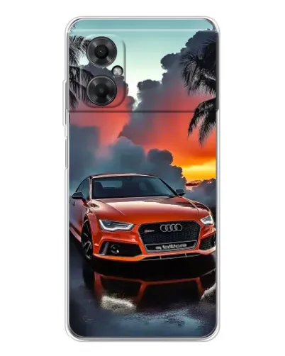 Чехол для Xiaomi Redmi Note 11R с картинкой «Audi — закат» Чехол для Xiaomi Redmi Note 11R с картинкой «Audi — закат»