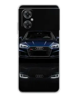 Чехол для Xiaomi Redmi Note 11R с картинкой «Audi — ночное отражение» Чехол для Xiaomi Redmi Note 11R с картинкой «Audi — ночное отражение»
