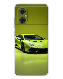 Чехол для Xiaomi Redmi Note 11R с картинкой «Салатовый Lamborghini Huracan» Чехол для Xiaomi Redmi Note 11R с картинкой «Салатовый Lamborghini Huracan»