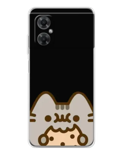 Чехол для Xiaomi Redmi Note 11R с картинкой «Пушин на черном» Чехол для Xiaomi Redmi Note 11R с картинкой «Пушин на черном»