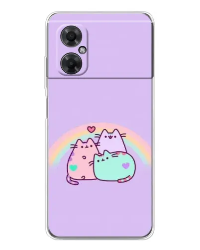 Чехол для Xiaomi Redmi Note 11R с картинкой «Радужные Пушины» Чехол для Xiaomi Redmi Note 11R с картинкой «Радужные Пушины»