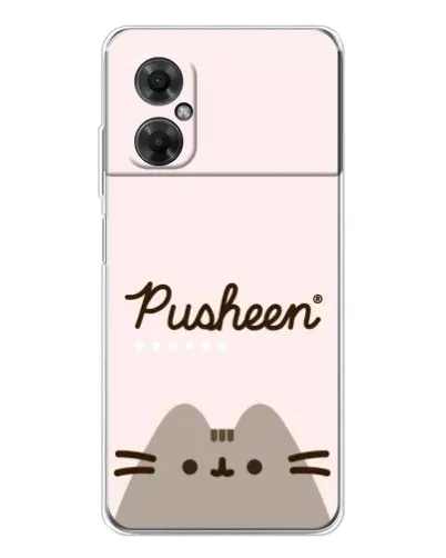 Чехол для Xiaomi Redmi Note 11R с картинкой «Pusheen логотип» Чехол для Xiaomi Redmi Note 11R с картинкой «Pusheen логотип»