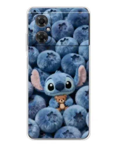 Чехол для Xiaomi Redmi Note 11R с картинкой «Стич и голубика» Чехол для Xiaomi Redmi Note 11R с картинкой «Стич и голубика»