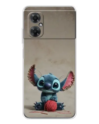Чехол для Xiaomi Redmi Note 11R с картинкой «Стич на коричневом фоне» Чехол для Xiaomi Redmi Note 11R с картинкой «Стич на коричневом фоне»