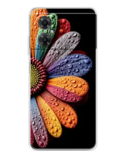 Чехол для Xiaomi Redmi Note 11R с картинкой «Радужный цветок» Чехол для Xiaomi Redmi Note 11R с картинкой «Радужный цветок»